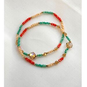Dainty Glass Stretch Bracelet